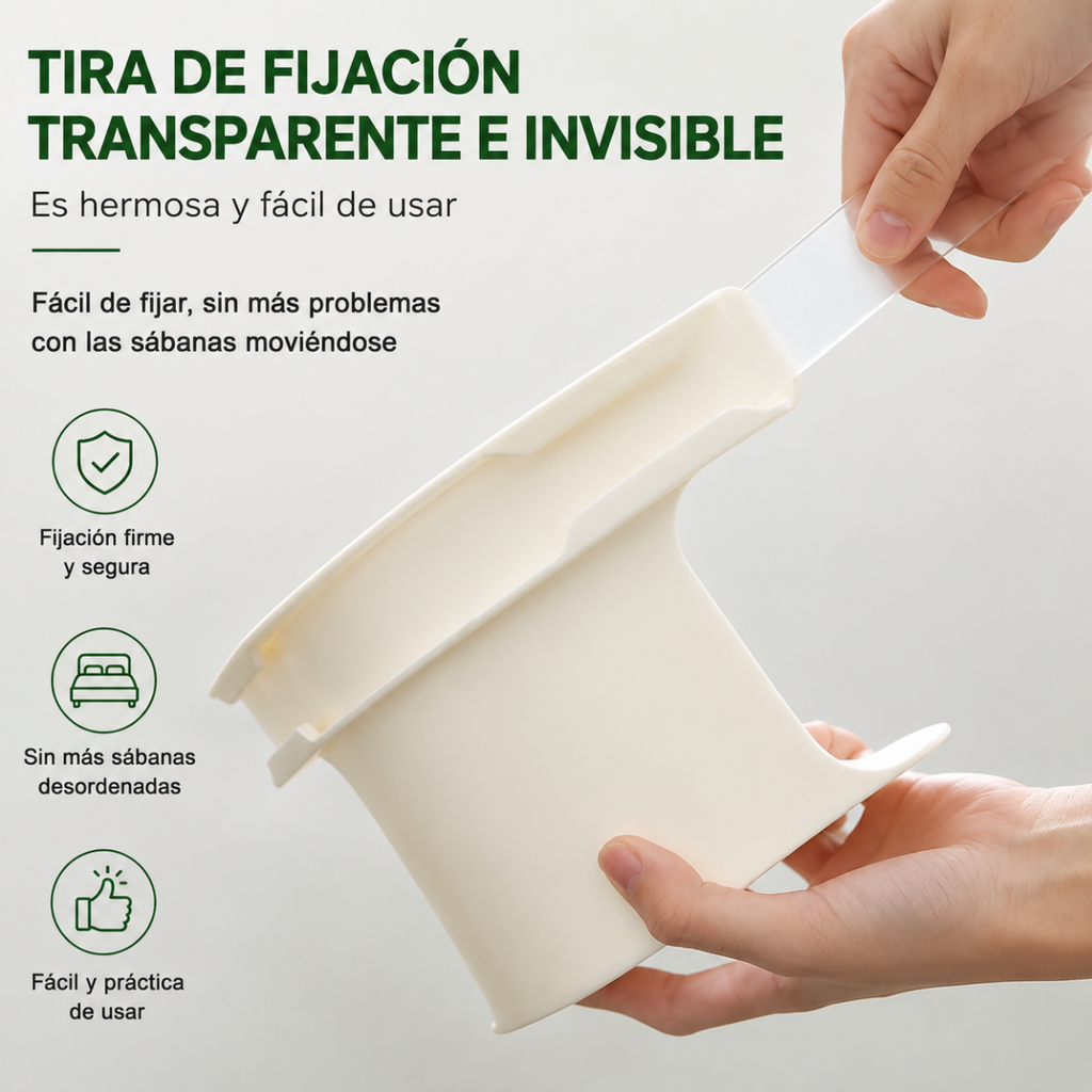 GripSheet — Sábanas fijas toda la noche