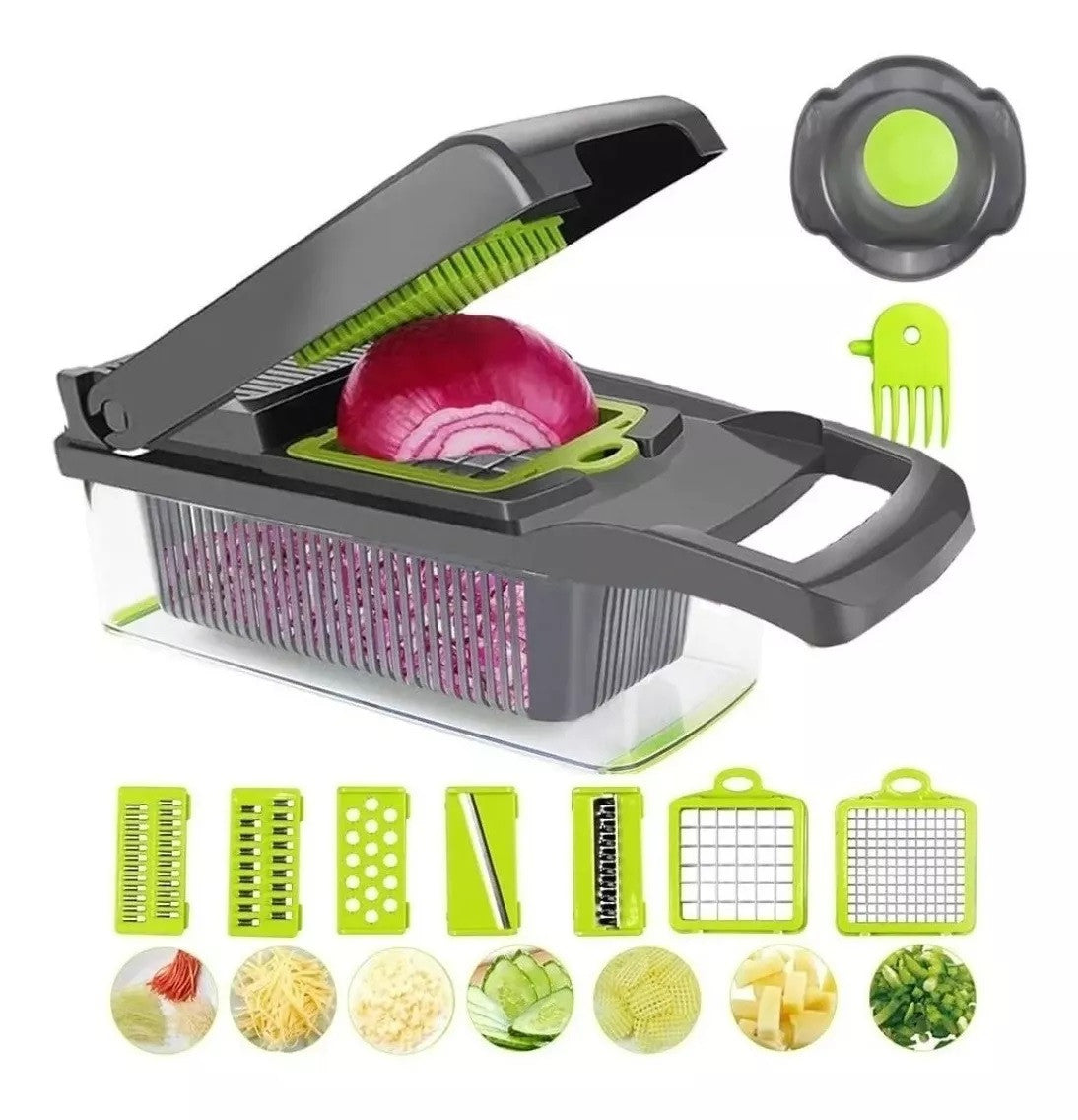 SliceMax — Cortador de verduras multifuncional 15 en 1