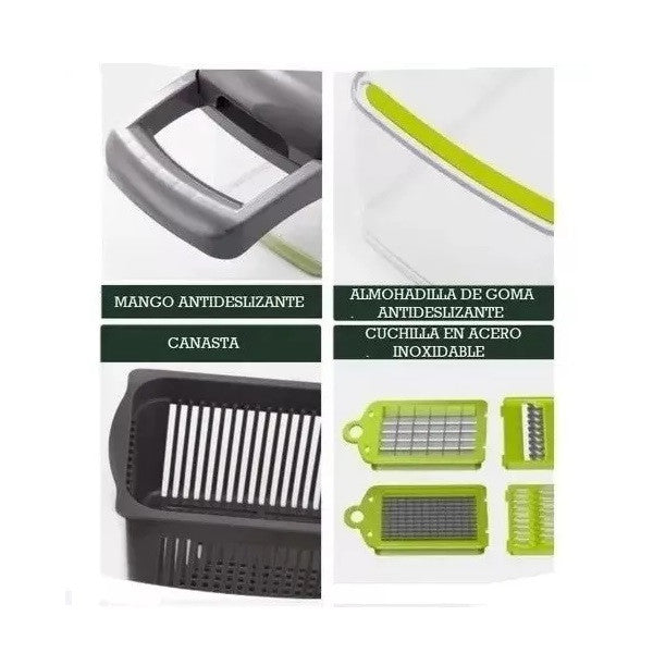 SliceMax — Cortador de verduras multifuncional 15 en 1