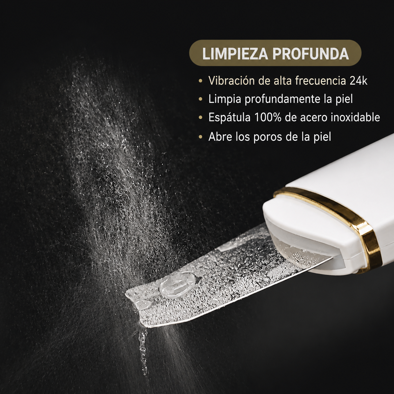 GlowSonic — Peeling ultrasónico limpieza facial
