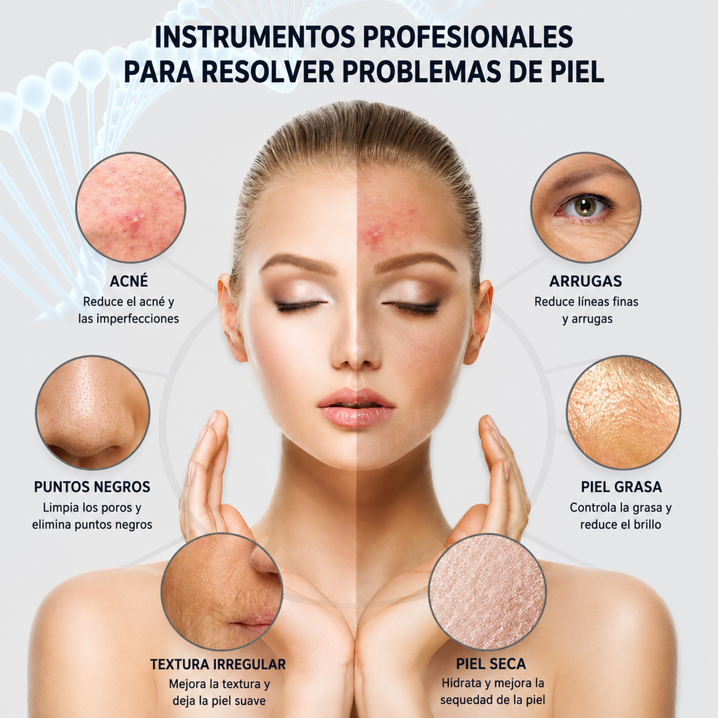GlowSonic — Peeling ultrasónico limpieza facial