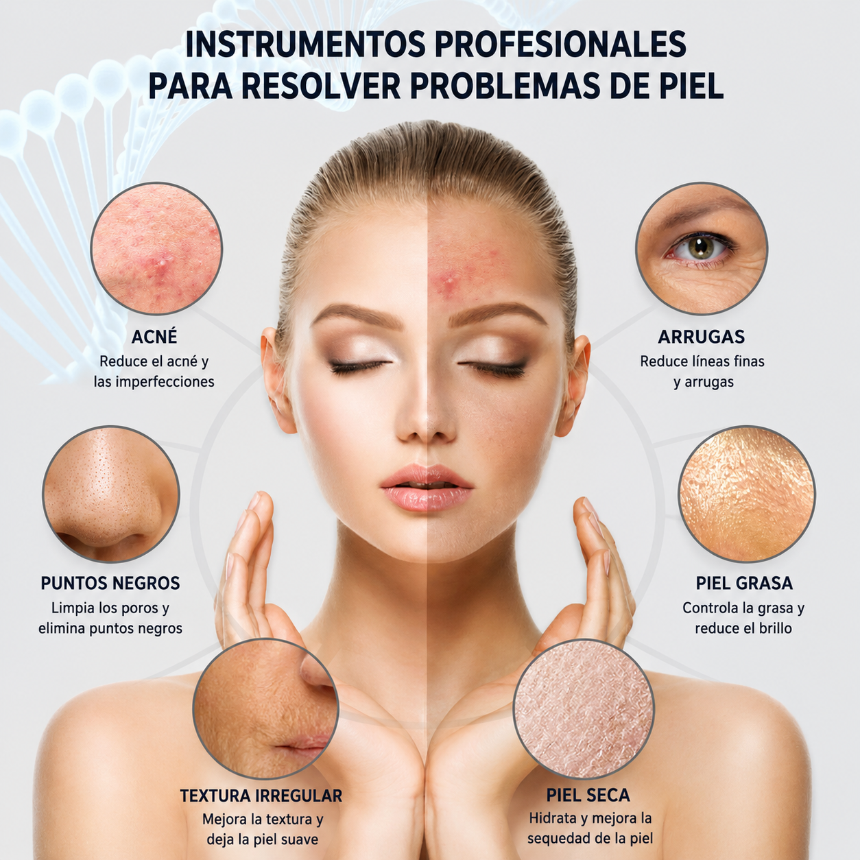 GlowSonic — Peeling ultrasónico limpieza facial